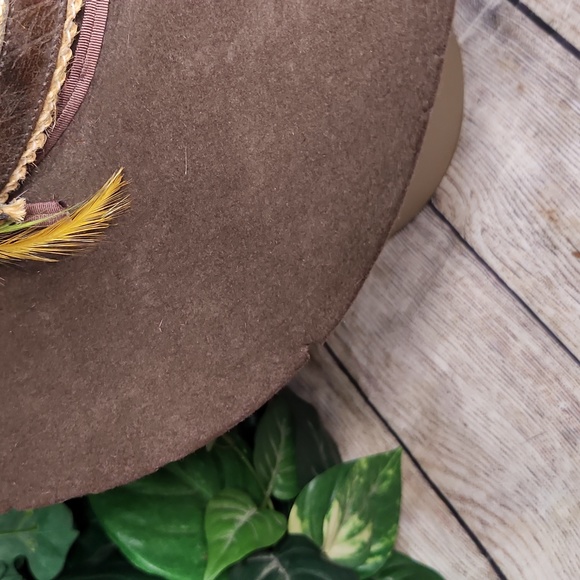 Falcon Brand Gold Label Feathered Hat 7 3/8 - Picture 6 of 12